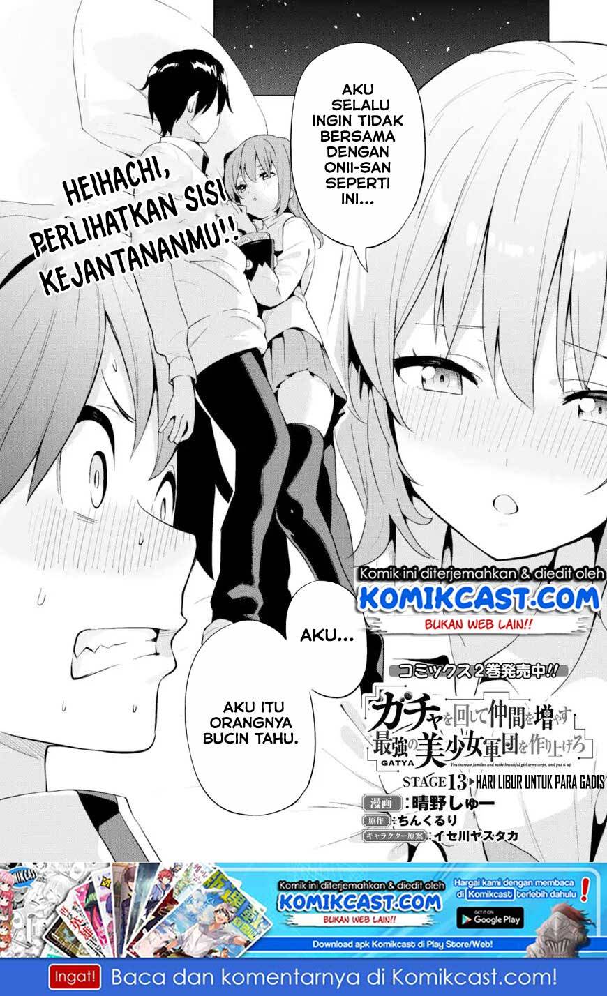 Gacha wo Mawashite Nakama wo Fuyasu Saikyou no Bishoujo Gundan wo Tsukuriagero Chapter 13 Gambar 2